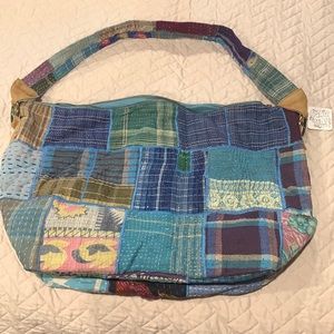 Free people Blue over sized bag